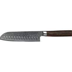 Gladkokken damaskus santokukniv 18 cm