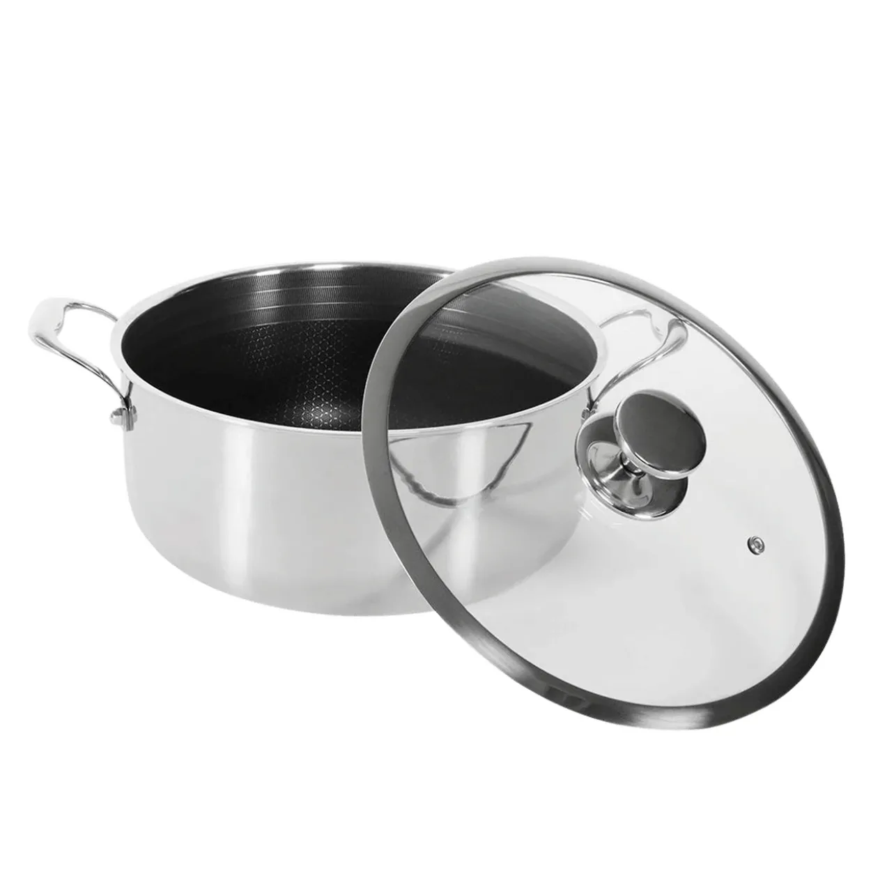 Gladkokken hybrid slipp-lett gryte med lokk ø20 cm 2,92l