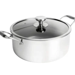Gladkokken hybrid slipp-lett gryte med lokk ø28 cm 7,1l