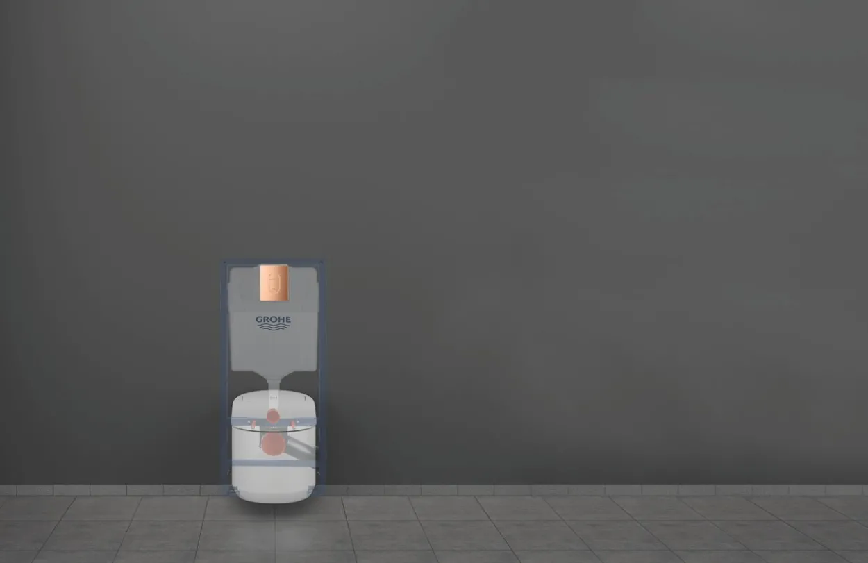 Grohe arena cosmopolitan small trykkplate børstet warm sunset