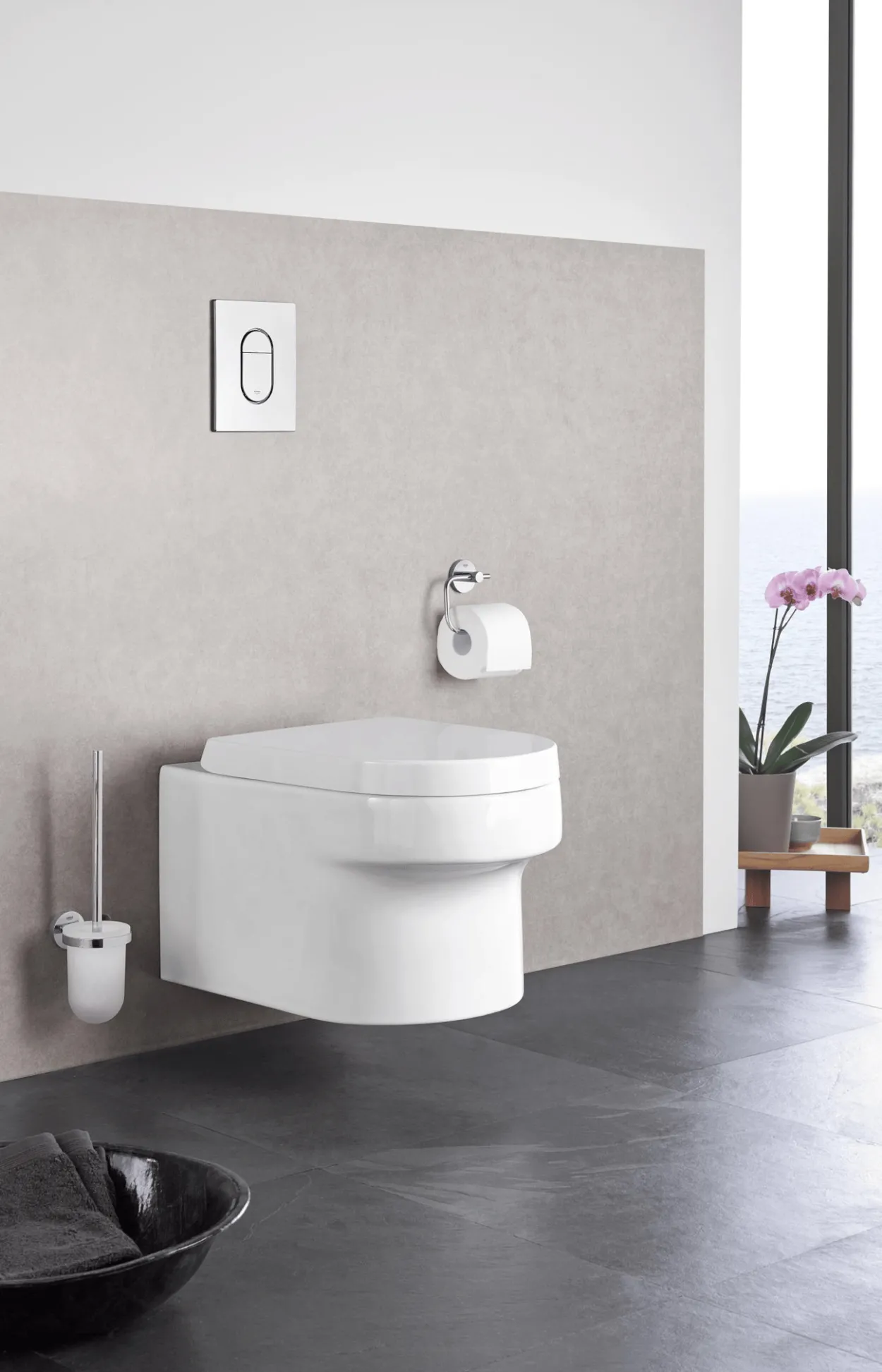 Grohe arena cosmopolitan trykkplate krom