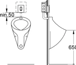 Grohe arena cosmopolitan trykkplate til urinal alpinhvit