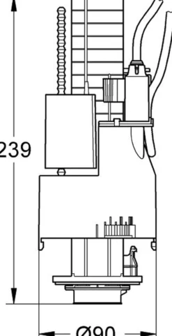 Grohe avløpsventil pneumatisk