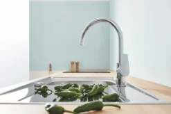 Grohe bauedge kjøkkenarmatur m/høy tut krom