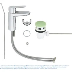 Grohe bauedge servantbatteri small krom