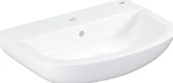 Grohe bau porselen servant vegghengt 55x39 cm m/overløp og pureguard overflate alpinhvit