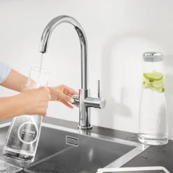 Grohe blue home c-tut startsett krom