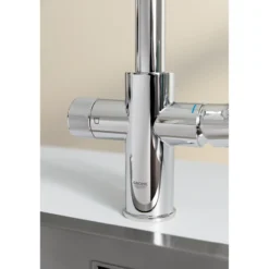 Grohe blue pure start kjøkkenkran m/ultrasafe vannfilter krom