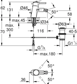 Grohe concetto bidéarmatur small
