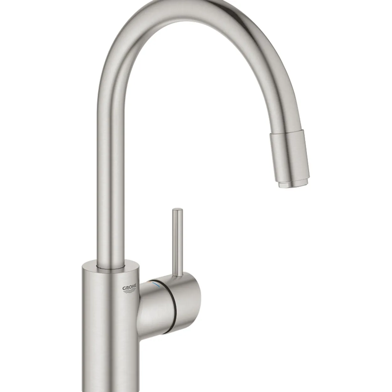 Grohe concetto kjøkkenarmatur supersteel m/uttrekkbar tut