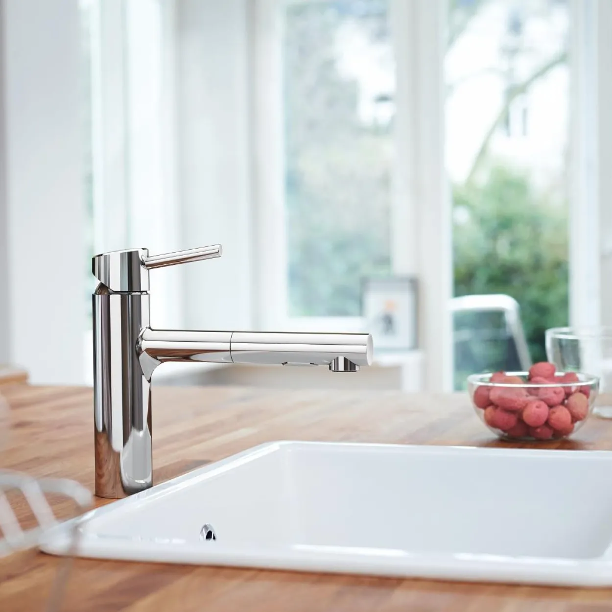 Grohe concetto kjøkkenarmatur m/uttrekkbar tut og dusjspray