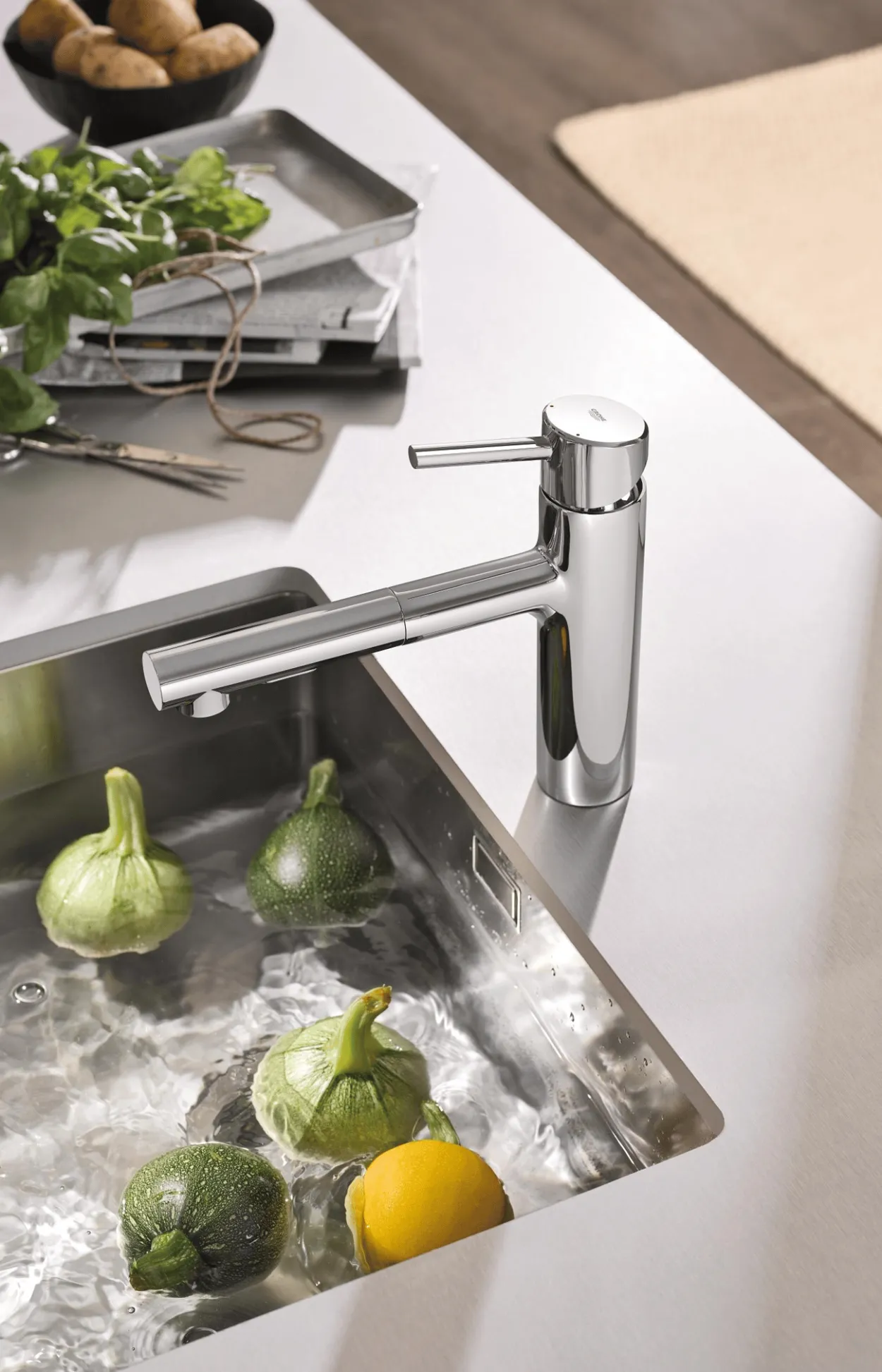 Grohe concetto kjøkkenarmatur m/uttrekkbar tut og dusjspray