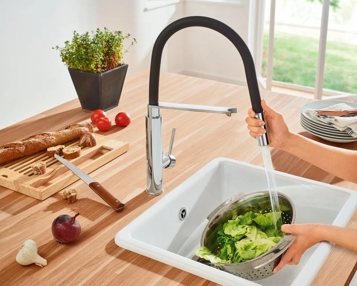 Grohe concetto professional kjøkkenarmatur m/uttrekkbar tut
