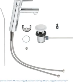 Grohe concetto servantbatteri medium m/oppløftsventil