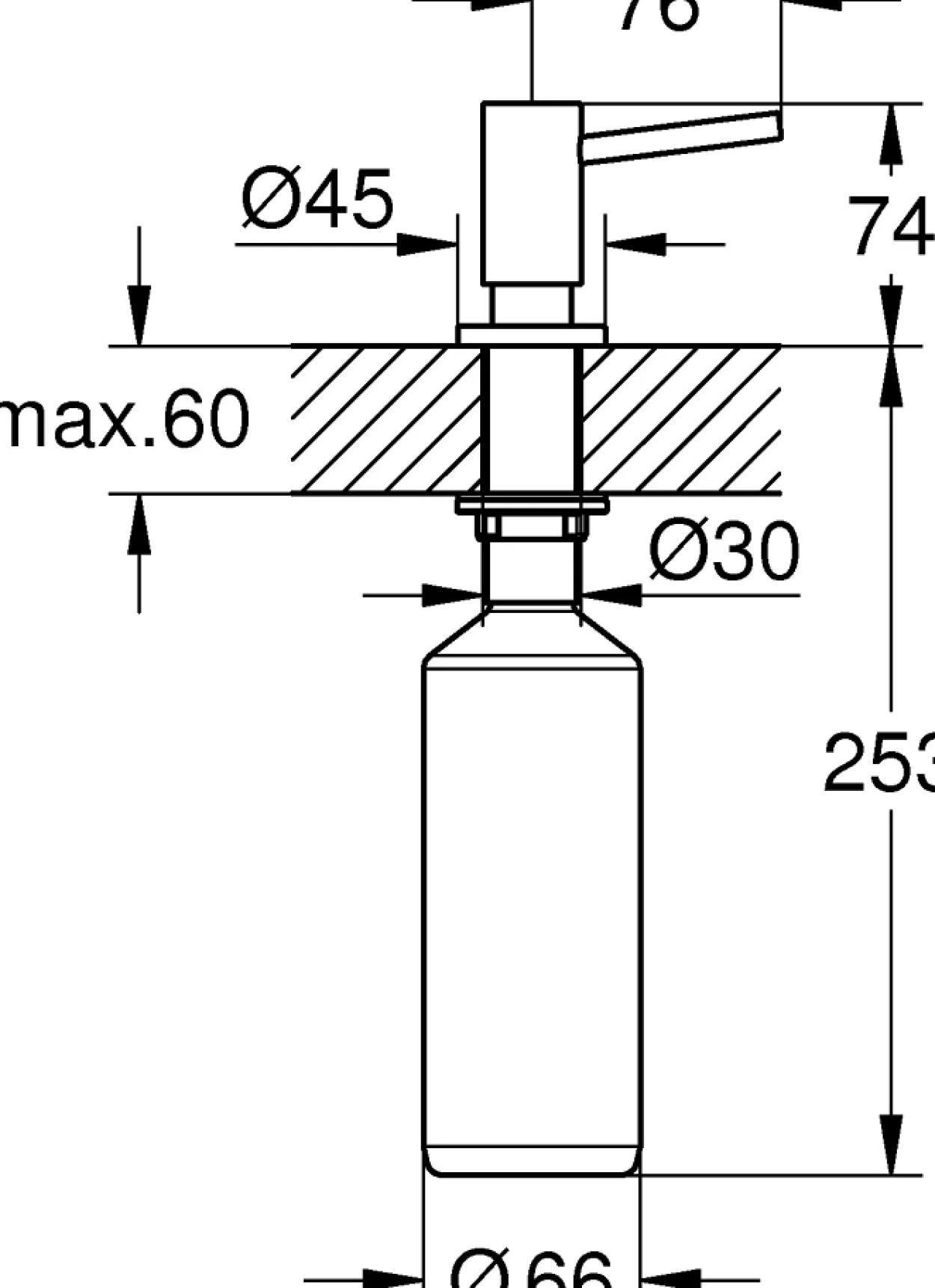 Grohe cosmopolitan såpedispenser, supersteel