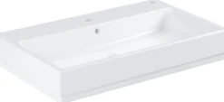 Grohe cube porselen servant 80x49 cm m/overløp alpinhvit