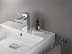 Grohe cube porselen servant 50x49 cm vegghengt m/overløp alpinhvit