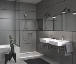 Grohe cube porselen servant 50x49 cm vegghengt m/overløp alpinhvit