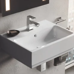 Grohe cube servant 45x35 cm m/overløp alpinhvit