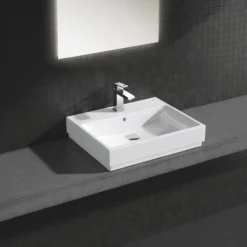 Grohe cube servant 60x49 cm m/overløp alpinhvit