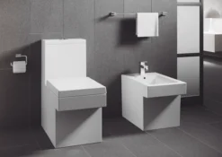 Grohe cube toalettsete m/softclose hvit