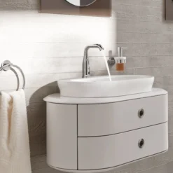 Grohe essence e 6v berøringsfritt servantbatteri u/temperaturregulering krom