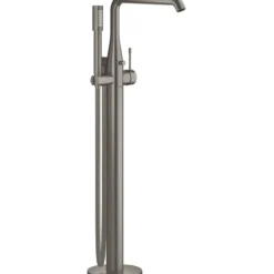 Grohe essence frittstående badekararmatur for gulvmontering børstet hard graphite