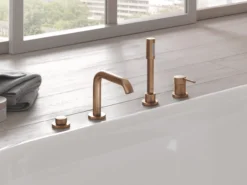 Grohe essence 4-hulls kar- og dusjkombinasjon børstet warm sunset