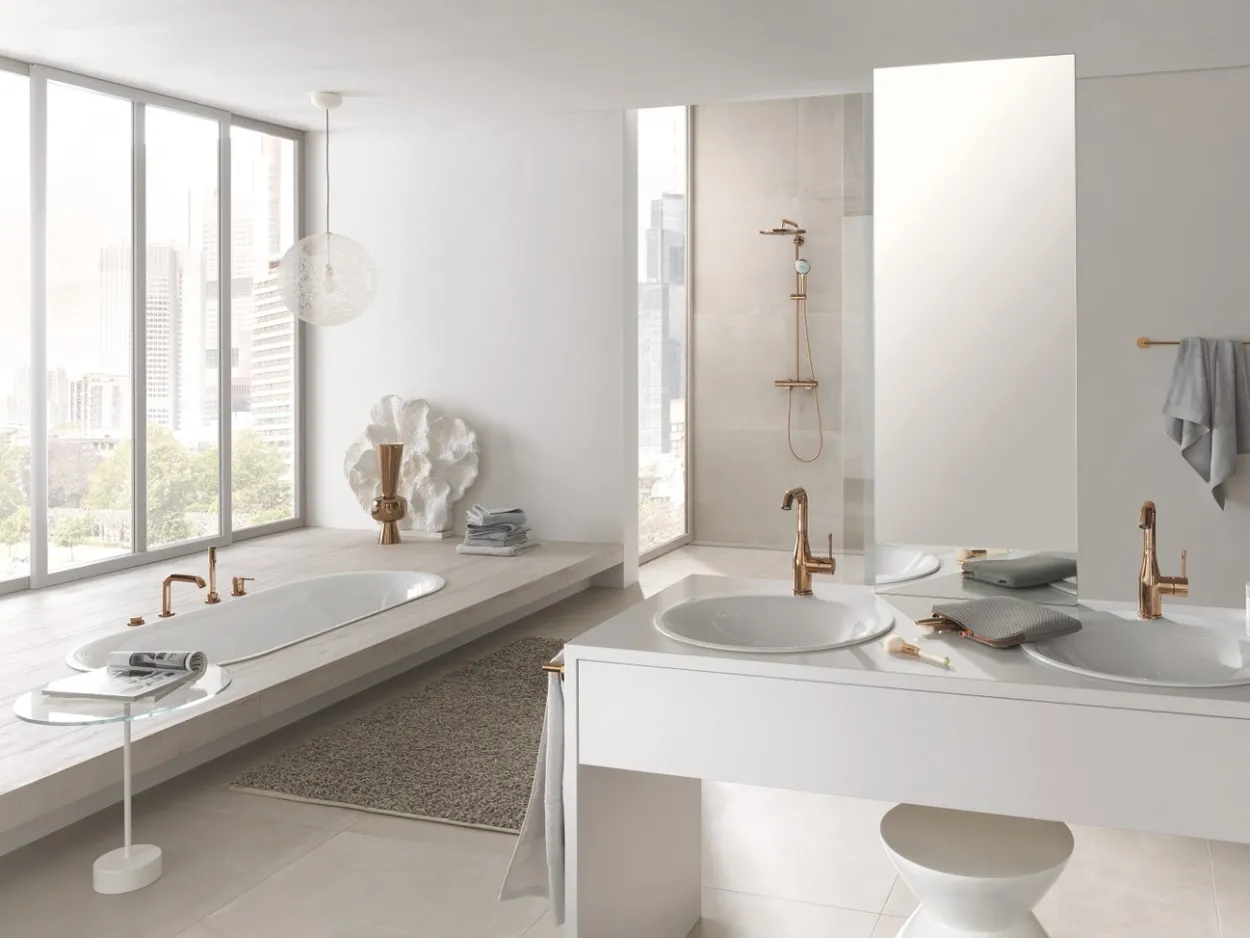 Grohe essence 4-hulls kar- og dusjkombinasjon warm sunset