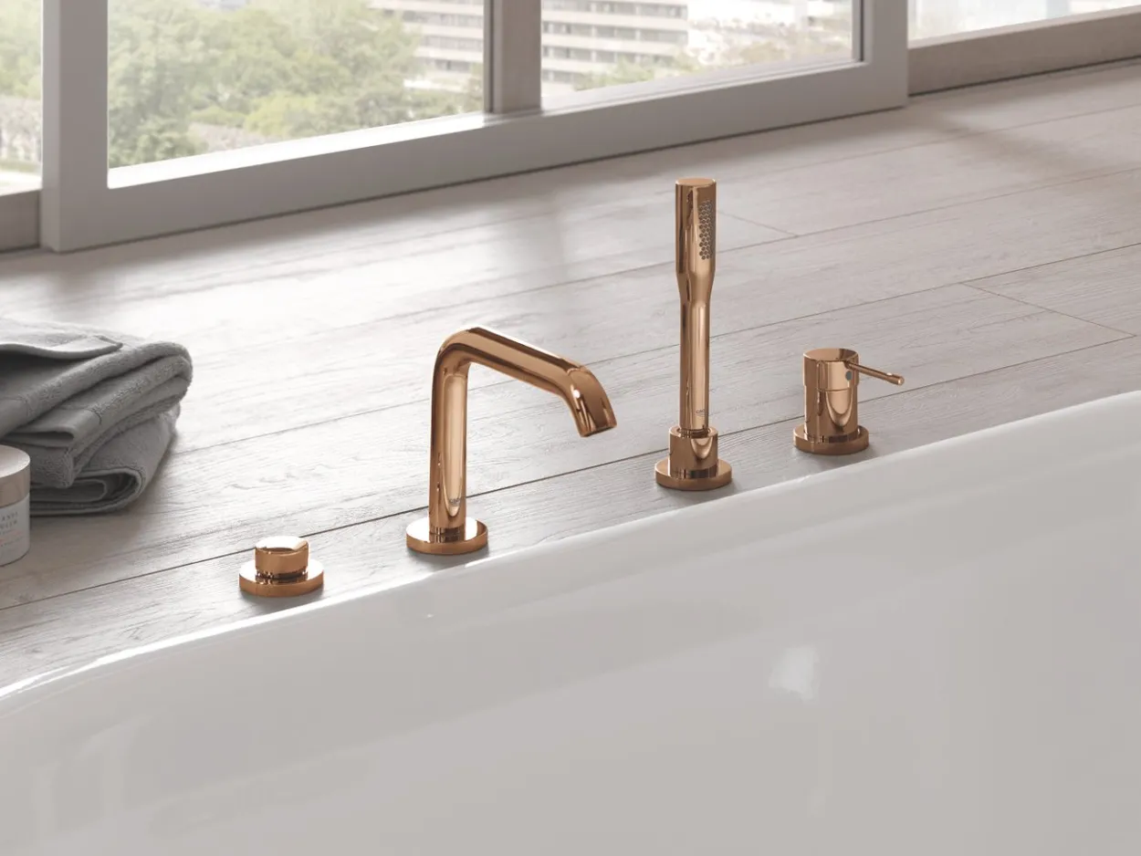 Grohe essence 4-hulls kar- og dusjkombinasjon warm sunset