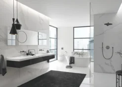 Grohe essence 2-hulls servantbatteri børstet hard graphite