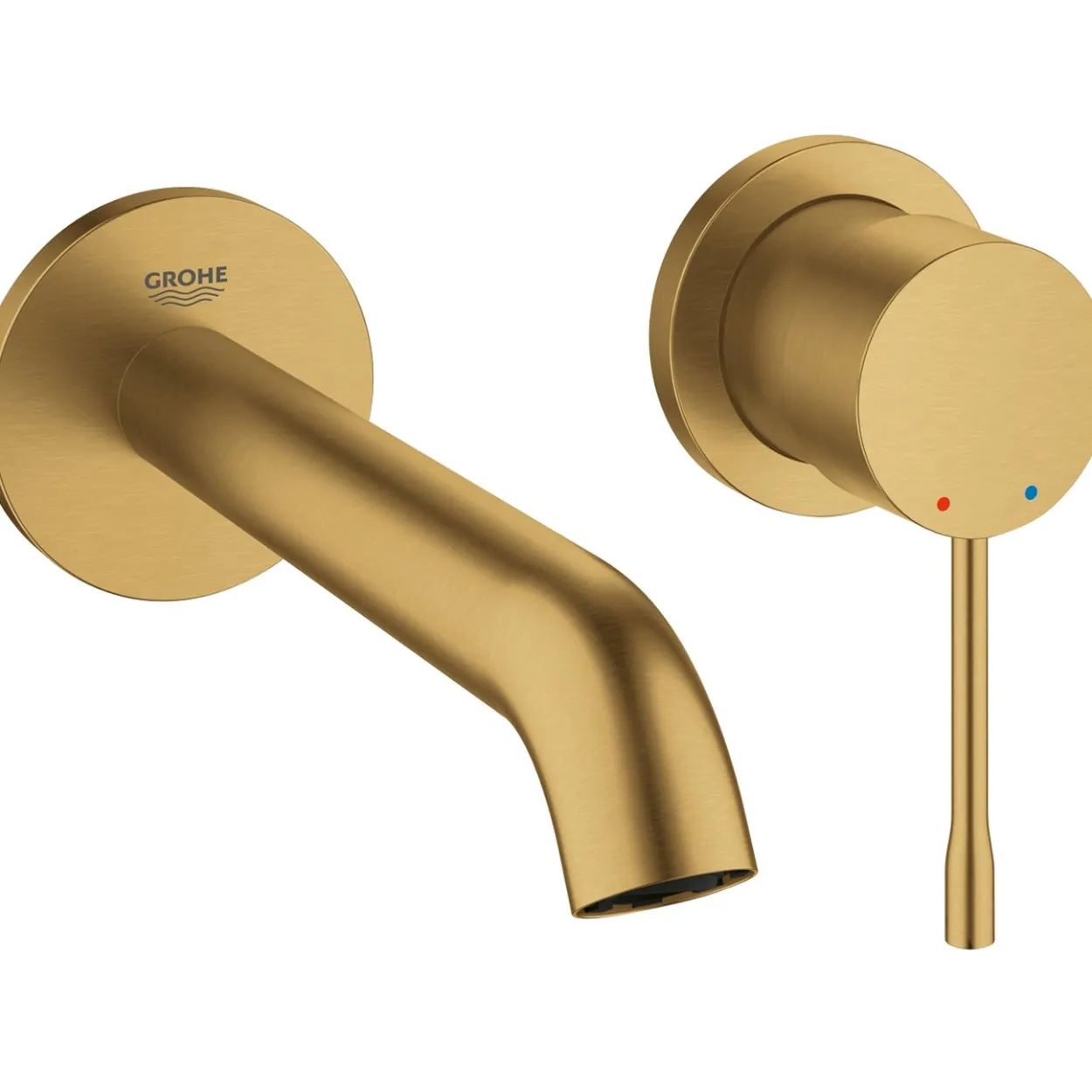 Grohe essence 2-hulls servantbatteri børstet cool sunrise