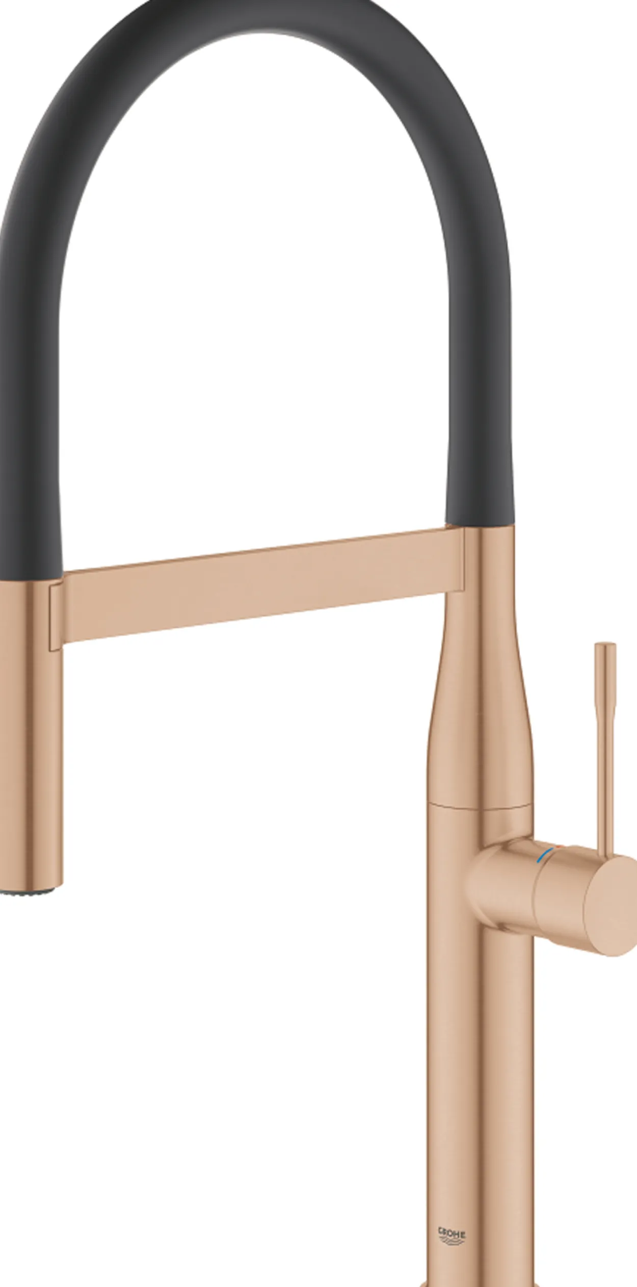 Grohe essence kjøkkenarmatur m/uttrekkbar fleksibel dusj børstet warm sunset