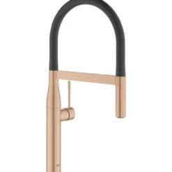 Grohe essence kjøkkenarmatur m/uttrekkbar fleksibel dusj børstet warm sunset