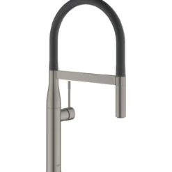Grohe essence kjøkkenarmatur m/uttrekkbar dusj børstet hard graphite