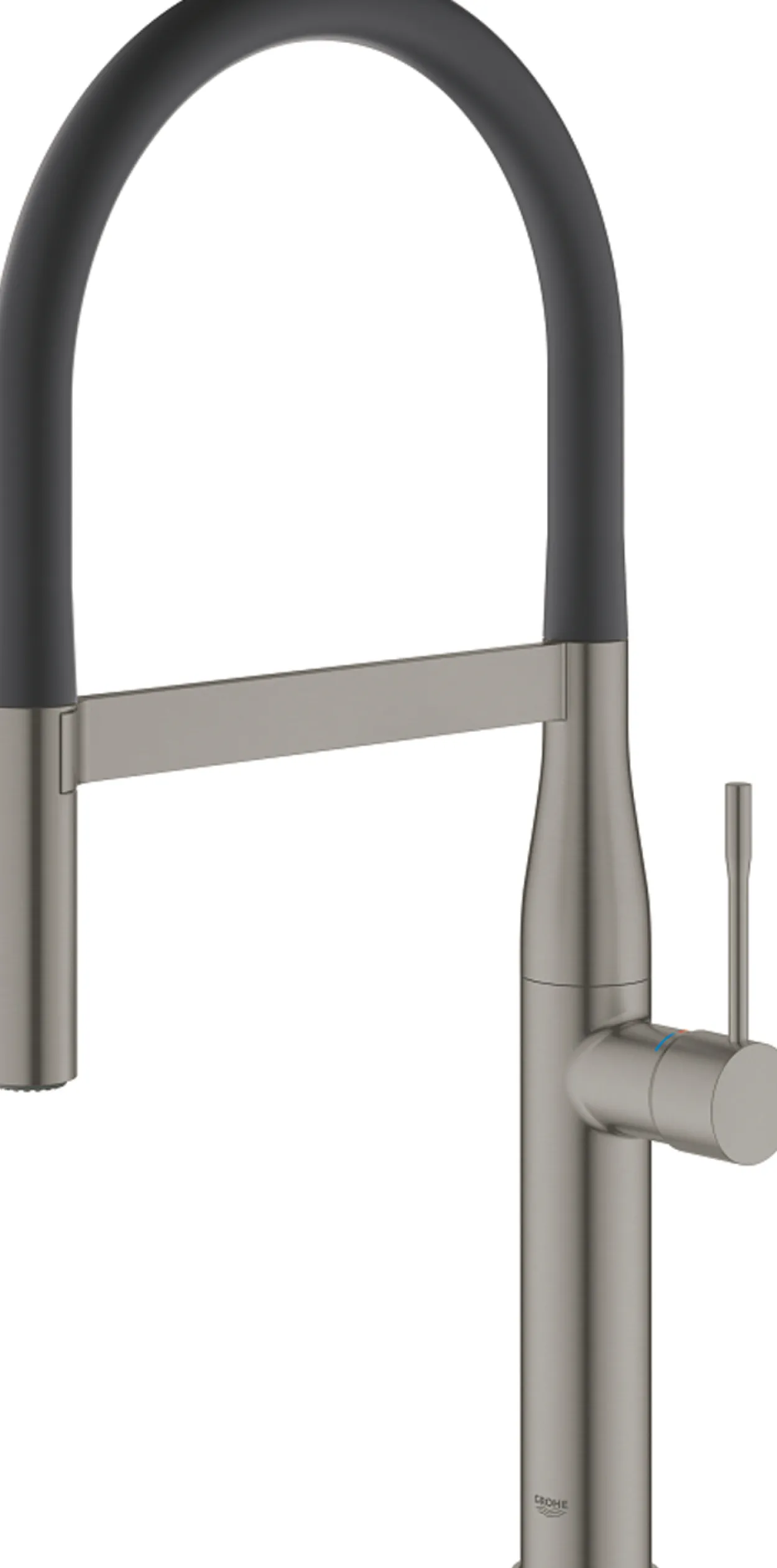 Grohe essence kjøkkenarmatur m/uttrekkbar dusj børstet hard graphite