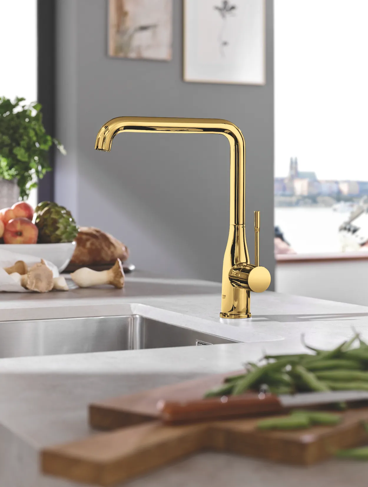 Grohe essence kjøkkenarmatur cool sunrise