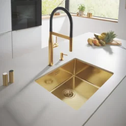 Grohe essence kjøkkenarmatur børstet cool sunrise