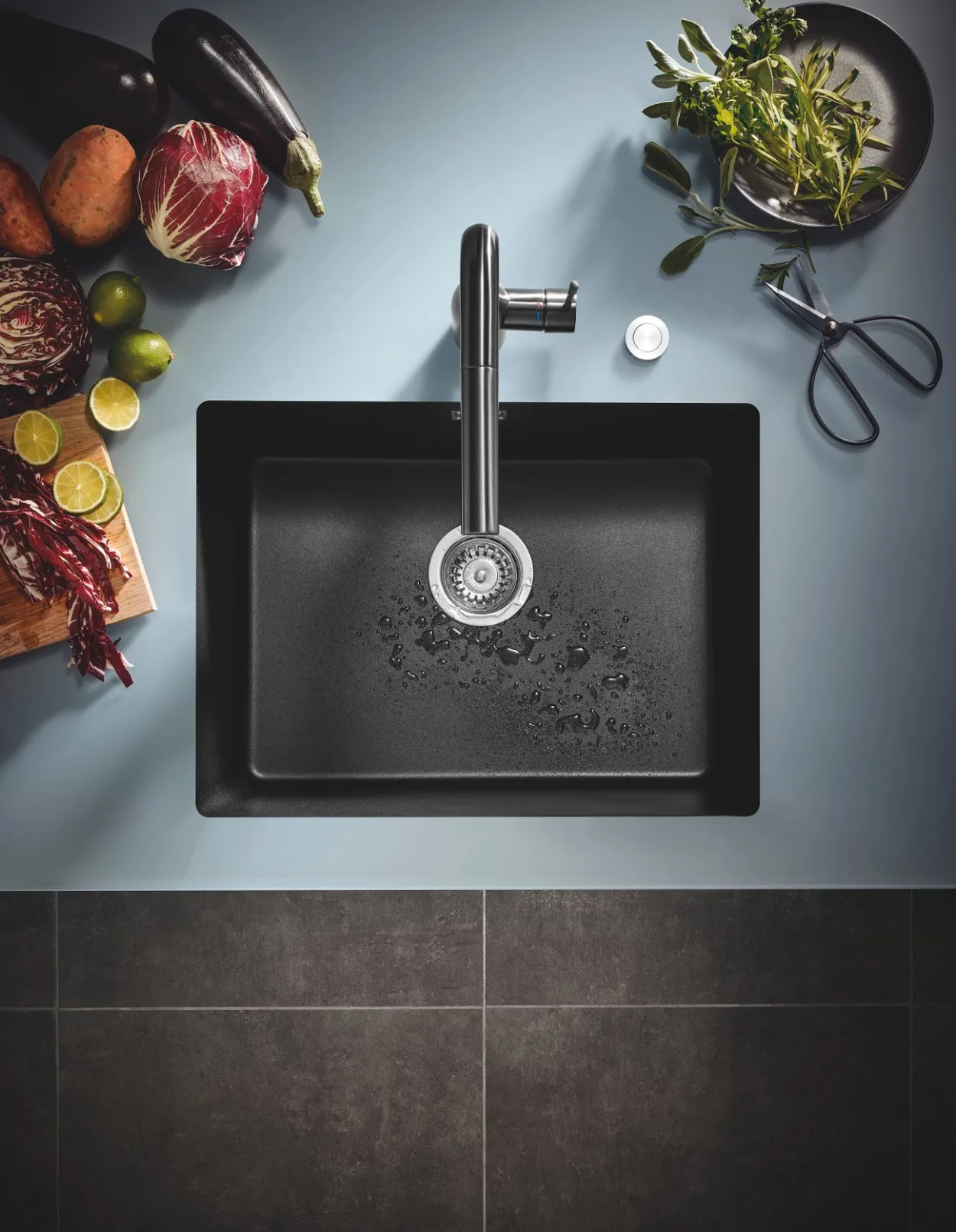 Grohe essence kjøkkenarmatur m/utrekkbar tut supersteel