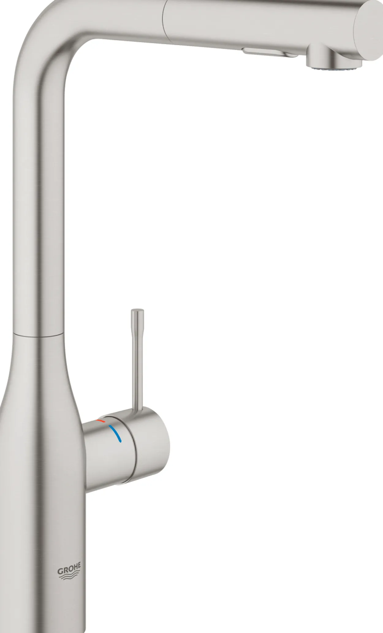 Grohe essence new kjøkkenarmatur m/l-tut supersteel