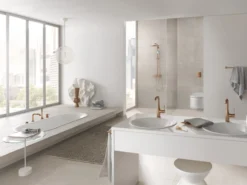 Grohe essence servantbatteri børstet warm sunset