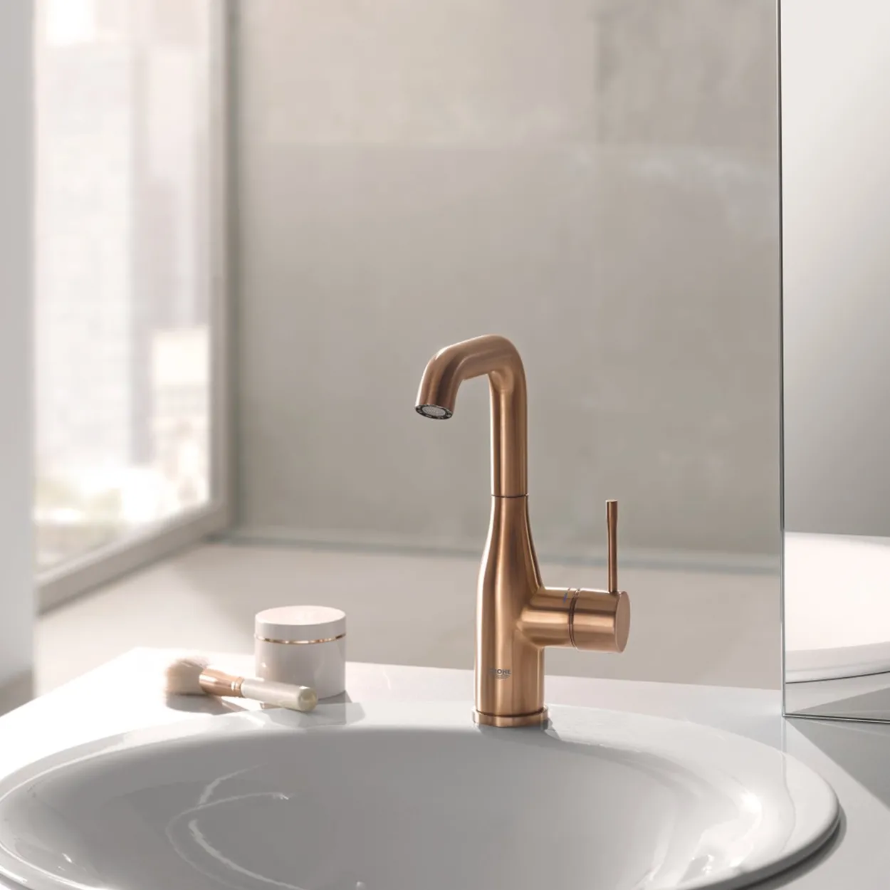 Grohe essence servantbatteri børstet warm sunset