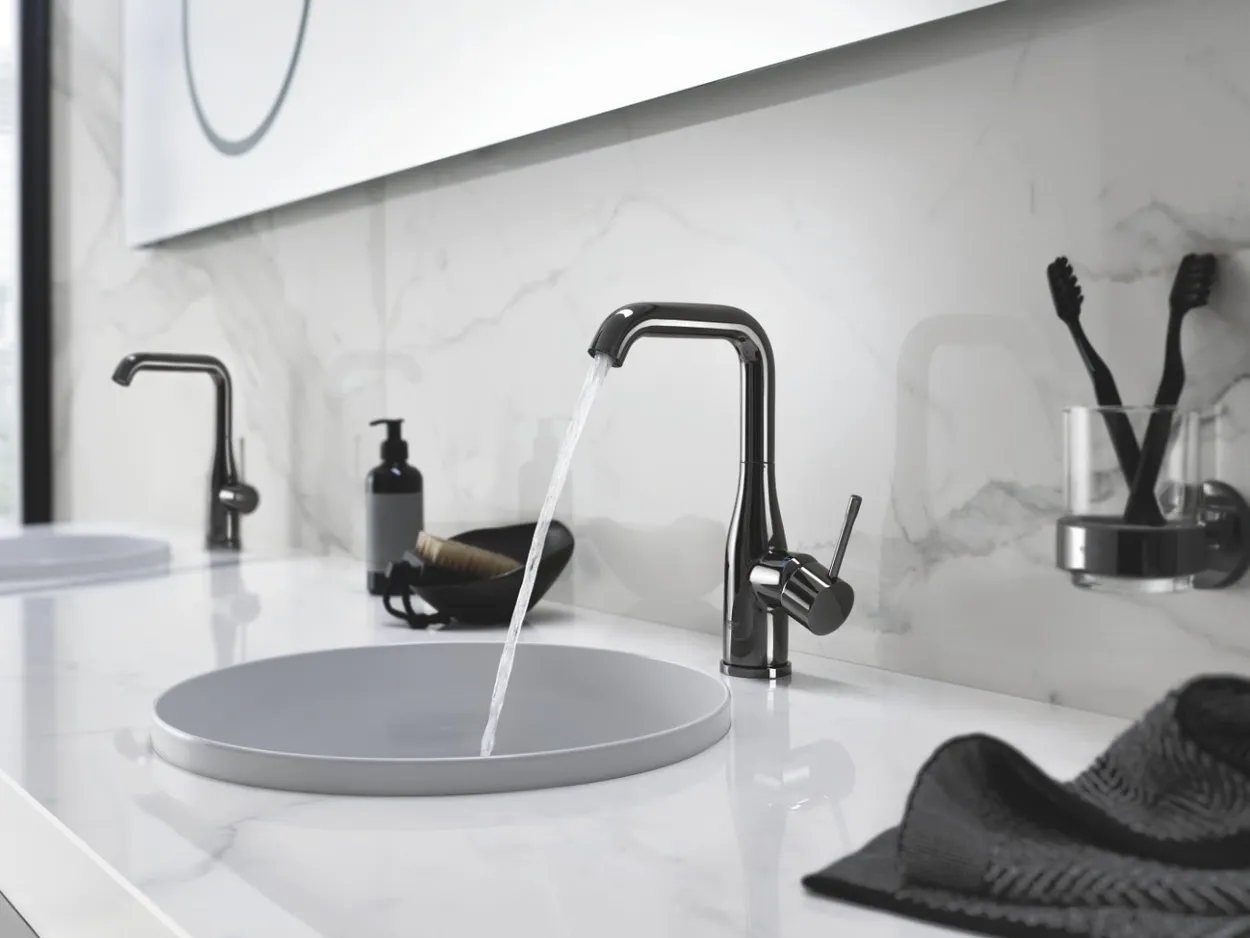 Grohe essence servantbatteri hard graphite str. m