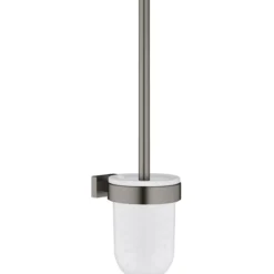 Grohe essentials cube toalettbørste sett børstet hard graphite