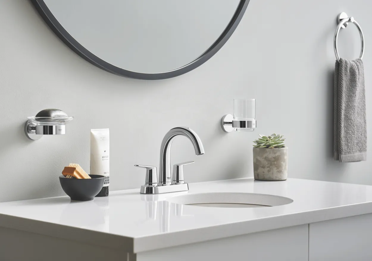 Grohe essentials tannglass m/holder