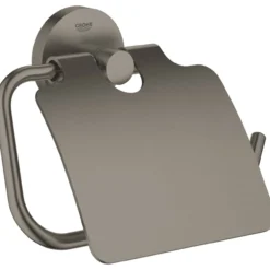 Grohe essentials toalettrullholder børstet hard graphite