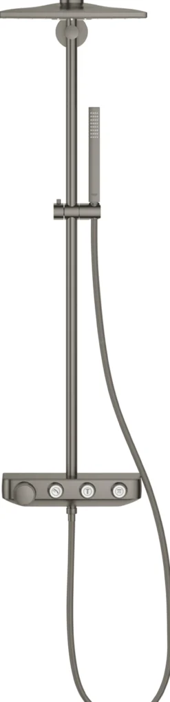 Grohe euphoria smartcontrol system 310 cube duo dusjsystem børstet hard graphite