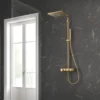 Grohe euphoria smartcontrol dusjsystem 310 dube duo børstet cool sunrise