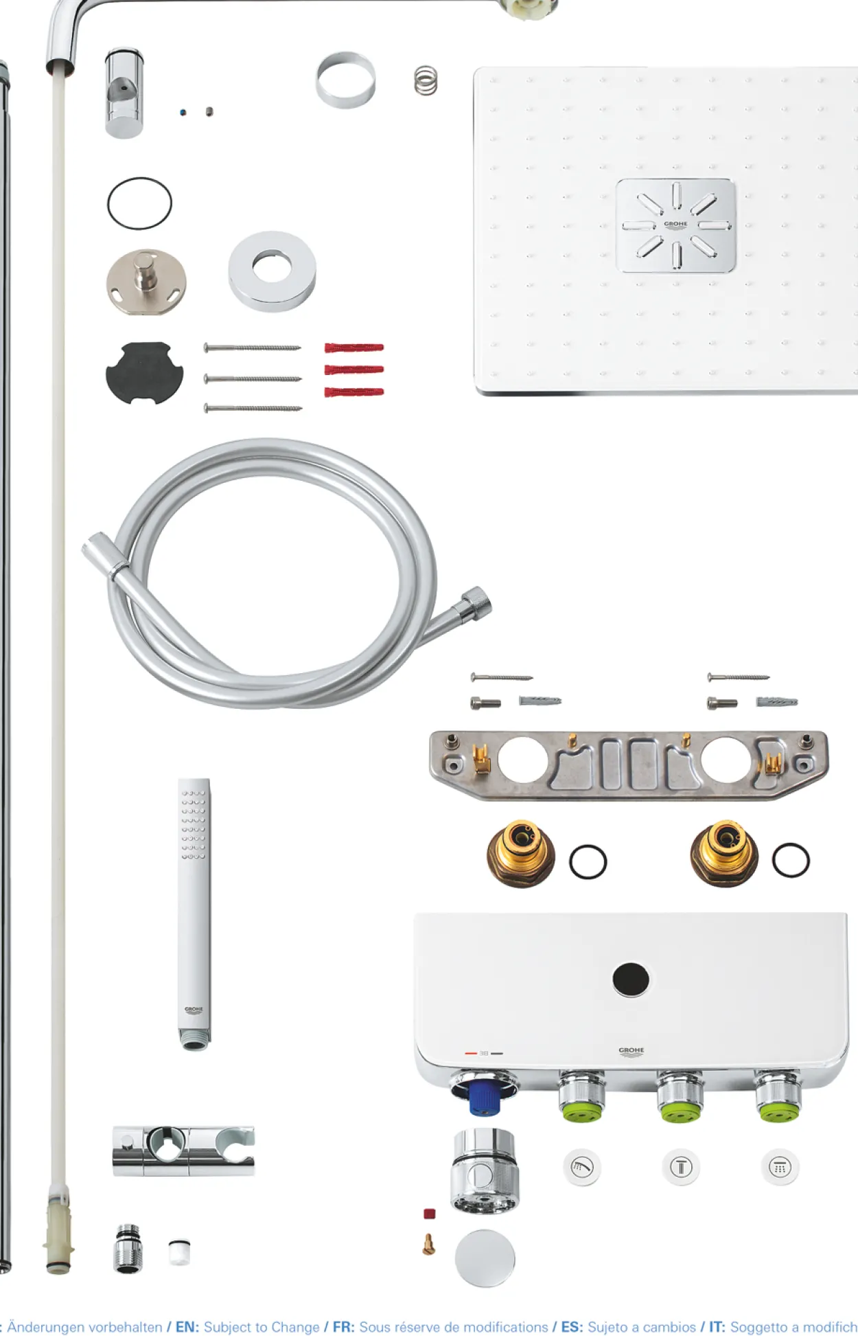 Grohe euphoria smartcontrol 310 cube duo dusjsystem måne hvit