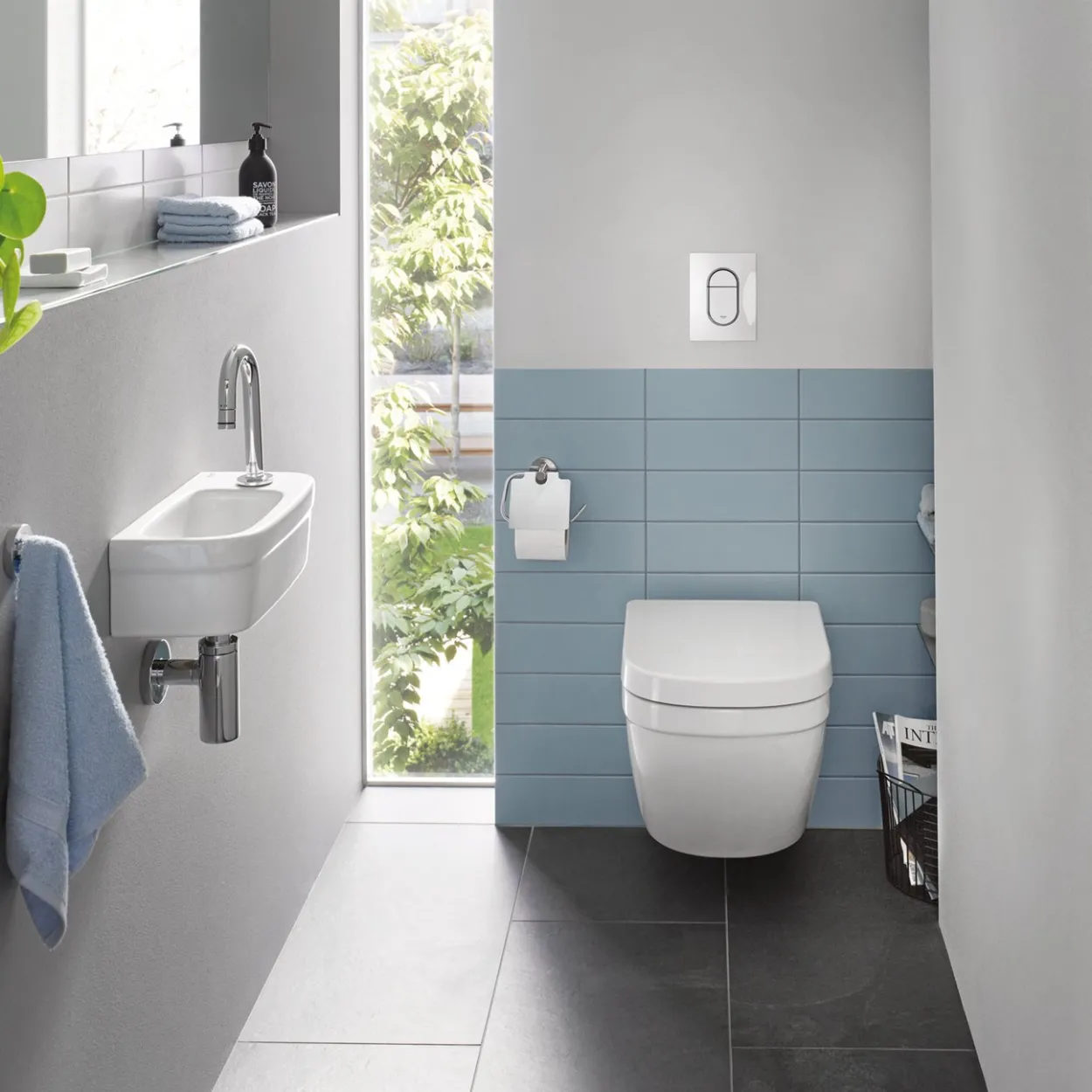 Grohe euro ceramic veggskål compact